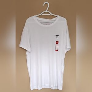 guess los angeles t-shirt White Small Printed Logo, Size XL
